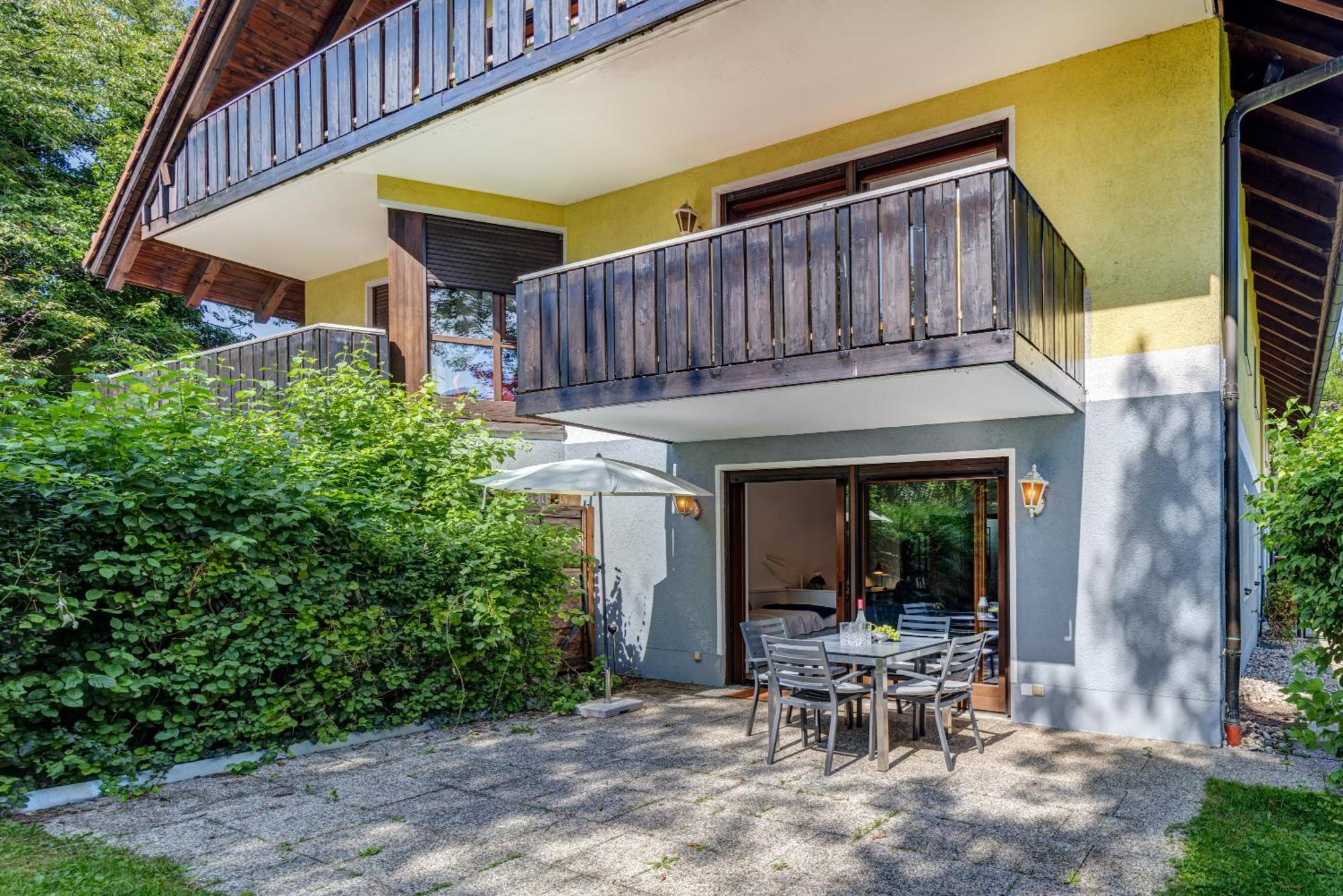Moderne Maisonette Mit Garten Unterschleißheim Eksteriør billede