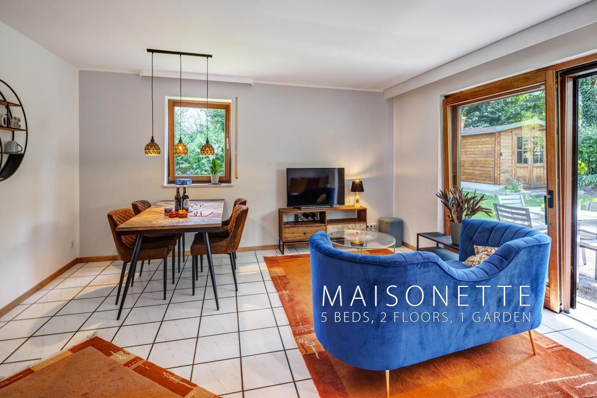 Moderne Maisonette Mit Garten Unterschleißheim Eksteriør billede