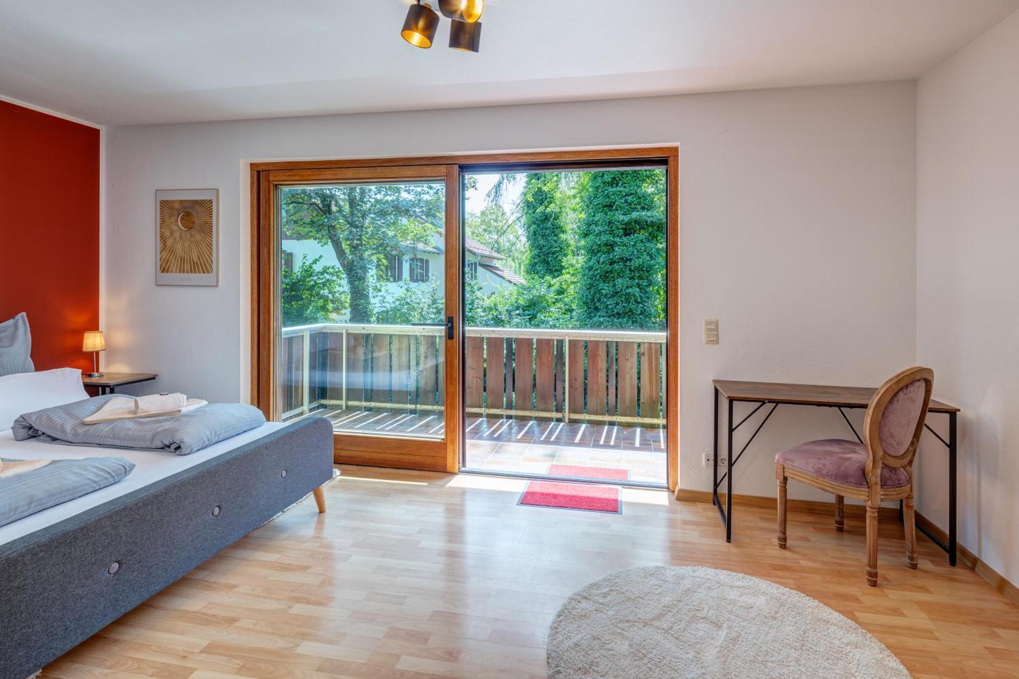 Moderne Maisonette Mit Garten Unterschleißheim Eksteriør billede